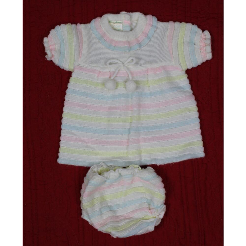 Vintage Soft Spun Dress and Bloomers Size 6-12